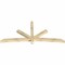 Ekena Millwork Alberta Rough Sawn Timber Gable Bracket, Douglas Fir, 96"W x 44"H x 4"D x 4"F, 11/12 Pitch GBW096X44X0404ALB00RDF - alternate 2